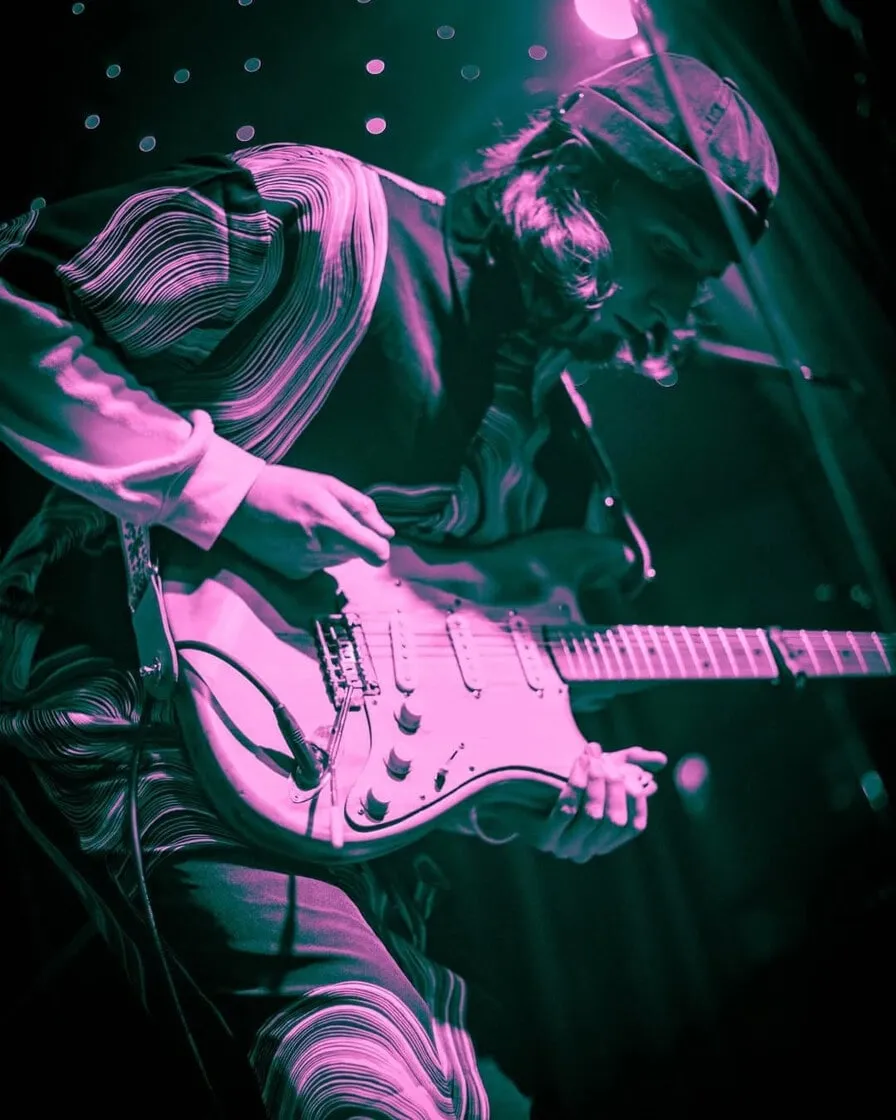 Photo of Piotr Wicher, Fish Basket guitarist, ©Dominik Waniczek