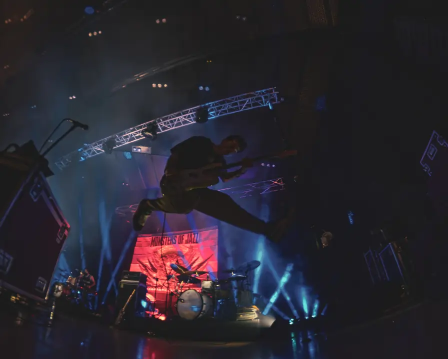 Photo of the band Fish Basket playing a concert, ©Dominik Waniczek